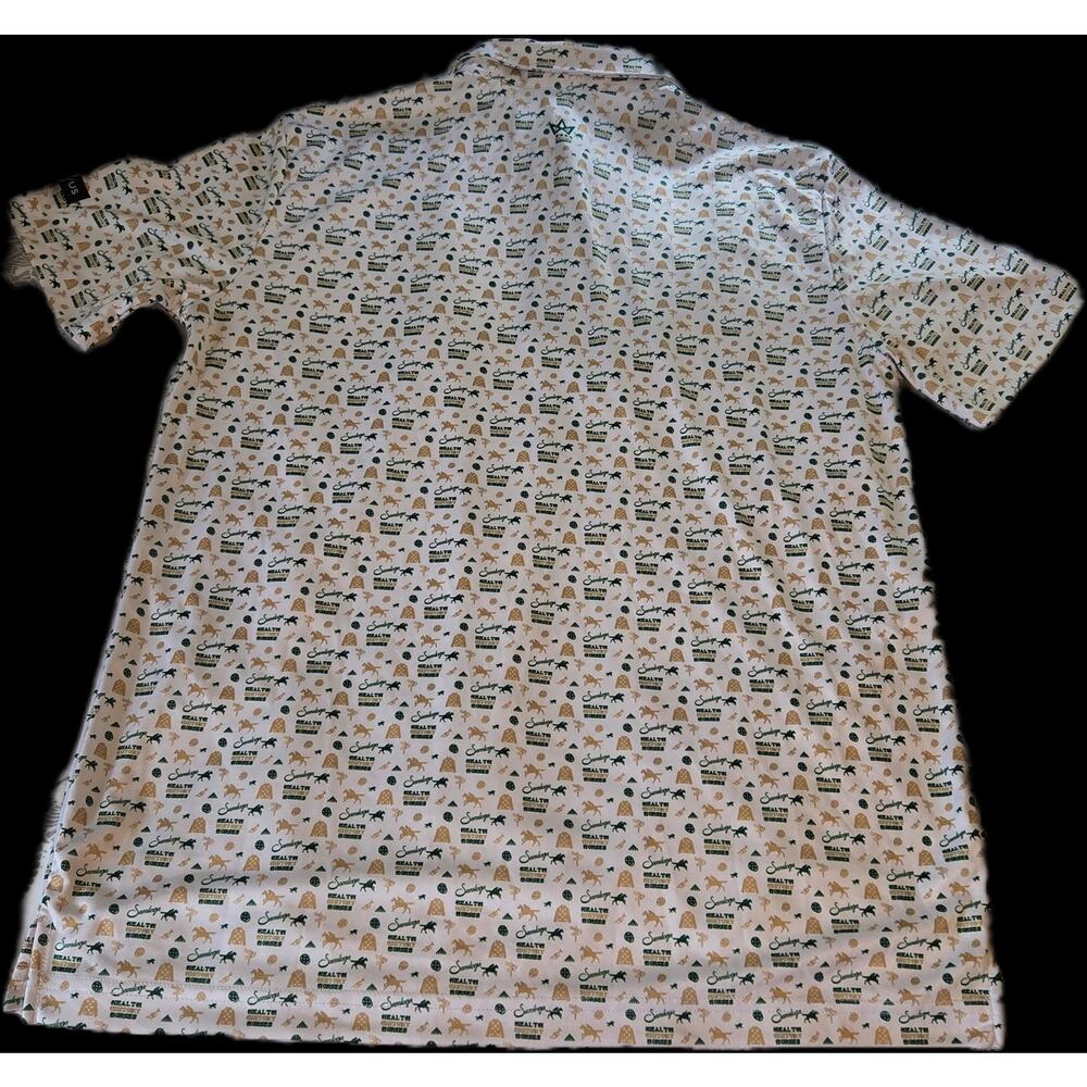 Belmont Stakes 2025 Saratoga NY Horse Race Track Event Staff Polo Unisex Large - Picture 5 of 7
